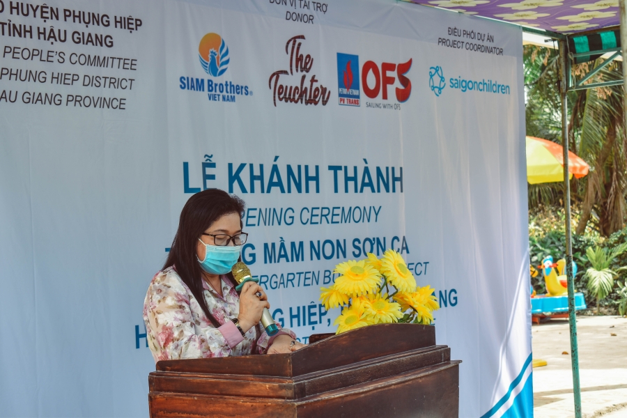 Siam Brothers Việt Nam tài trợ xây dựng mầm non Sơn Ca ở Kinh Cùng - Hậu Giang