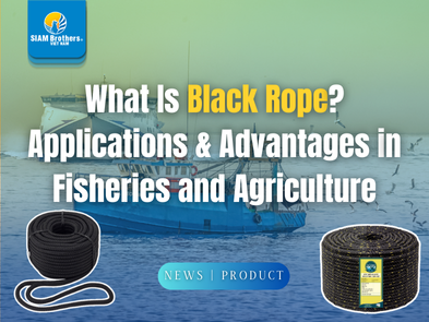 What Is Black Rope? Applications & Advantages in Fisheries and Agriculture