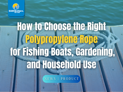 Cách chọn dây thừng Polypropylene phù hợp cho tàu cá, vườn trồng và dân dụng