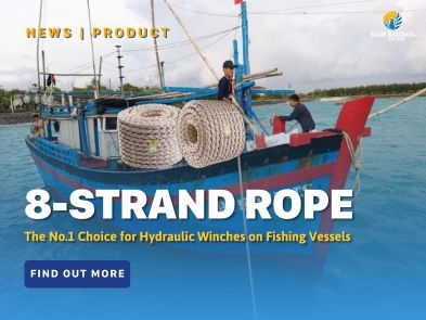 Dây thừng 8 tao – Sự lựa chọn số 1 cho máy tời thủy lực tàu đánh cá
